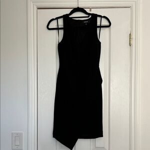 Adrianna Papell Asymmetrical Black Dress